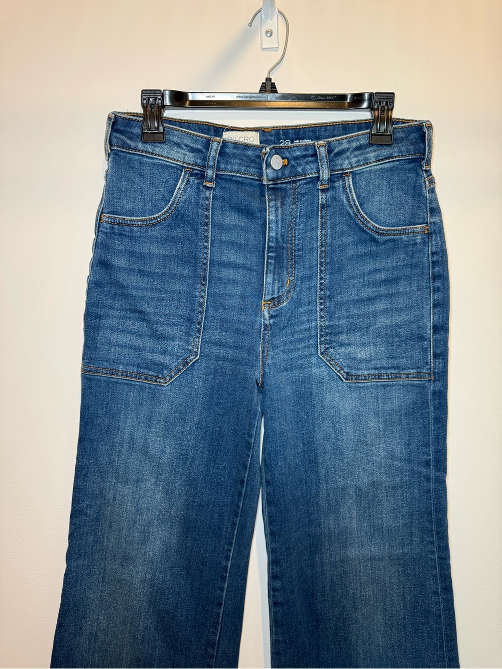 Anthropologie Pilcro Rylan Relaxed High Rise Flare Jeans - Picture 4 of 9